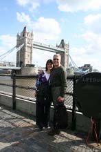 jim, linda tower bridge