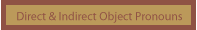 direct and indirect object pronouns